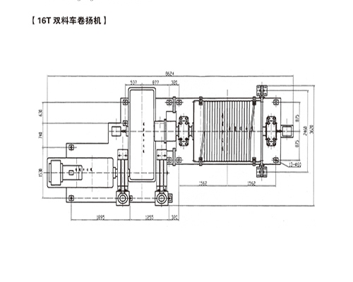 16T雙料車卷?yè)P(yáng)機(jī)